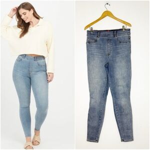 SPANX Light Blue Skinny Jeans for Women